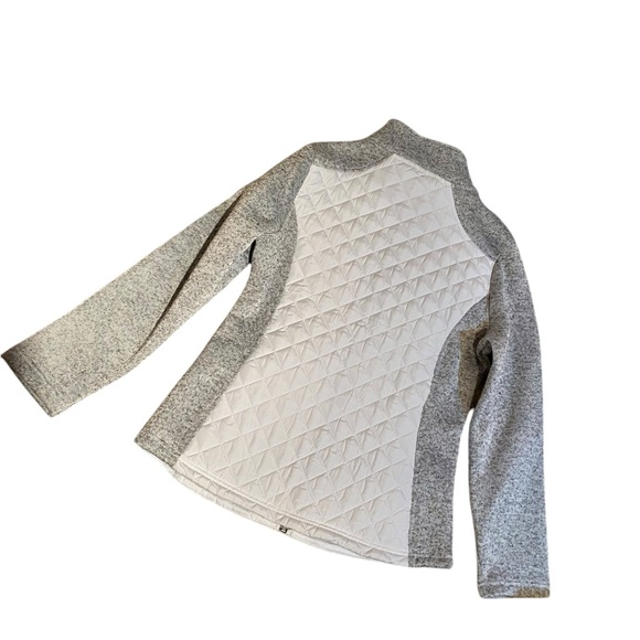 Reebok new zip up quilter and knit jacket - Picture 3 of 6